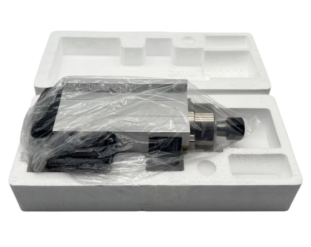 Air Cooled CNC Spindle Motor GDZ120x103-6 220V/380V 4.5kW 18000RPM/24000RPM ER32 Collet 400Hz